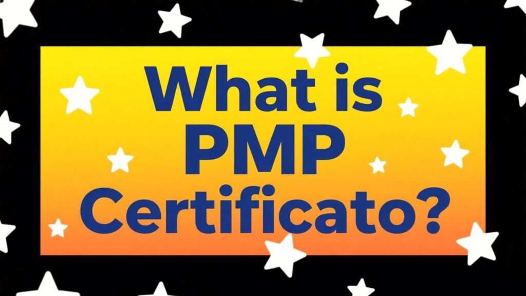 What is PMP certification? 